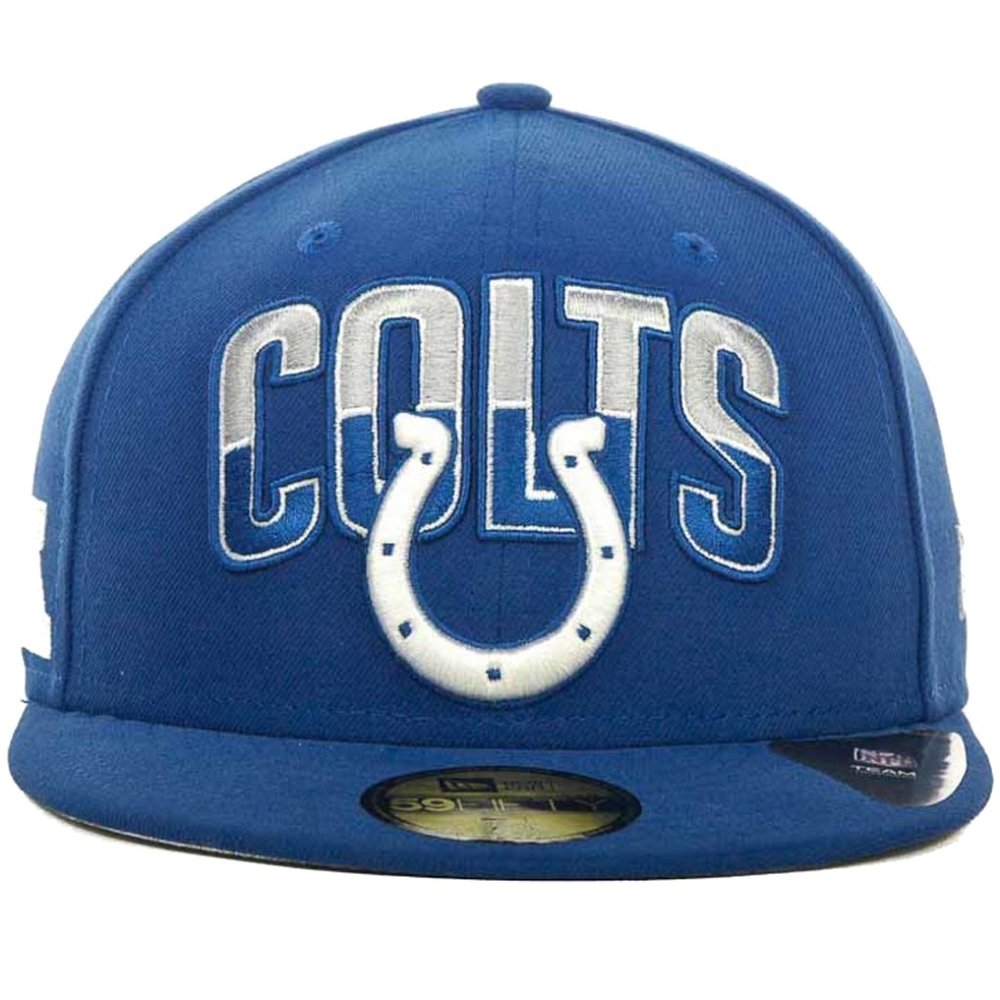 New Era Indianapolis Colts Draft Fitted Hat
